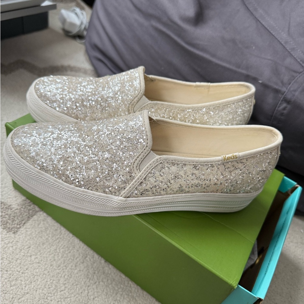 Keds for Kate Spade cream. Women’s size 7.5
